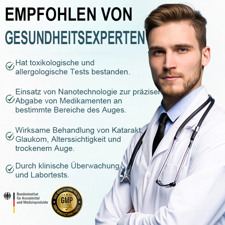 Spzv® OPTIFUSION NANO AUGENTROPFENSER 🧬 Nanotechnologie stellt klares Sehen wieder her, ohne Brille, ohne Operation