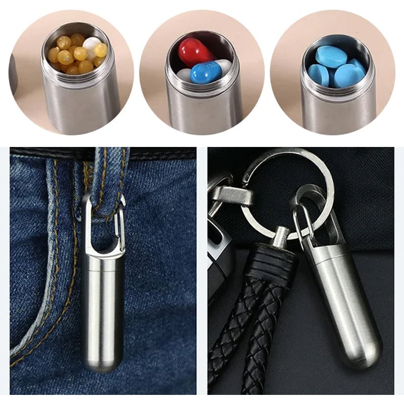 (🔥Last Day Promotion  - 49% off)2025-Moisture-proof and Waterproof Stainless Steel Sealed Storage Bottle