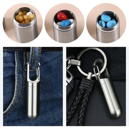 (🔥Last Day Promotion  - 49% off)2025-Moisture-proof and Waterproof Stainless Steel Sealed Storage Bottle