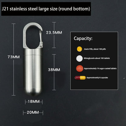 (🔥Last Day Promotion  - 49% off)2025-Moisture-proof and Waterproof Stainless Steel Sealed Storage Bottle