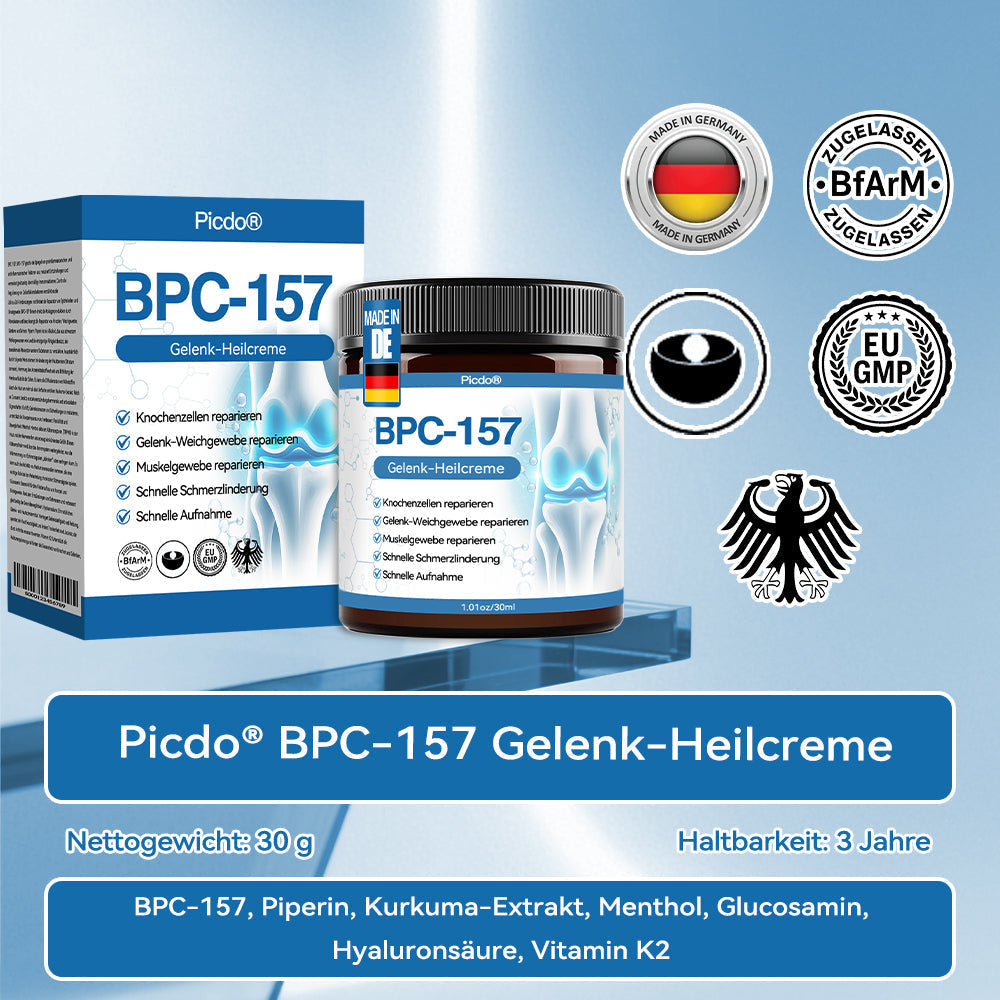 𝖯𝗂𝖼𝗱𝗼® 🍀 BPC-157 Gelenkheilcreme Behandelt Arthritis, Neuropathie, Rheuma, Sportverletzungen & mehr👨‍🔬