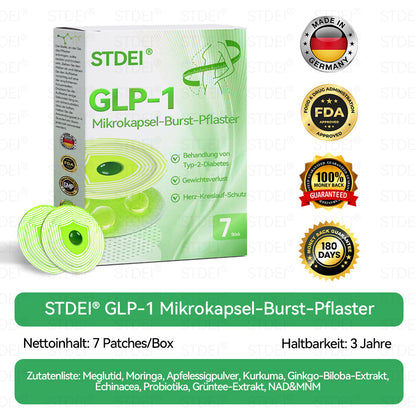 【𝐿𝑒𝑡𝑧𝑡𝑒𝑟 𝑇𝑎𝑔: 30 % 𝑅𝑎𝑏𝑎𝑡𝑡!🎁】𝑆𝑇𝐷𝐸𝐼® GLP-1 Mikrokapsel-Burst-Pflaster (𝐾𝑒𝑖𝑛𝑒 𝑆𝑐ℎ𝑚𝑒𝑟𝑧𝑒𝑛, 24/7 𝑊𝑖𝑟𝑘𝑢𝑛𝑔 – 𝑣𝑒𝑟𝑙𝑖𝑒𝑟𝑒 𝑠𝑐ℎ𝑛𝑒𝑙𝑙 9 𝑘𝑔, 𝑠𝑡𝑟𝑎𝑓𝑓𝑡 𝑙𝑜𝑠𝑒 𝐻𝑎𝑢𝑡, 90 % 𝑤𝑒𝑛𝑖𝑔𝑒𝑟 𝑍𝑢𝑐𝑘𝑒𝑟𝑣𝑒𝑟𝑙𝑎𝑛𝑔𝑒𝑛)💓