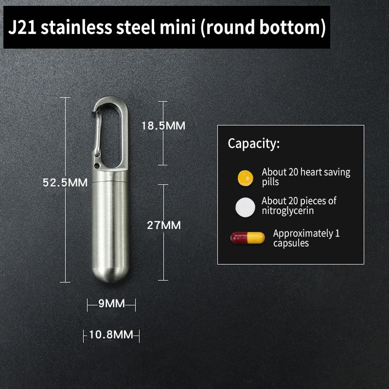 (🔥Last Day Promotion  - 49% off)2025-Moisture-proof and Waterproof Stainless Steel Sealed Storage Bottle