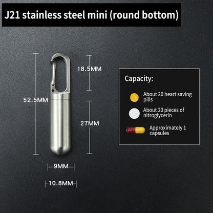 (🔥Last Day Promotion  - 49% off)2025-Moisture-proof and Waterproof Stainless Steel Sealed Storage Bottle