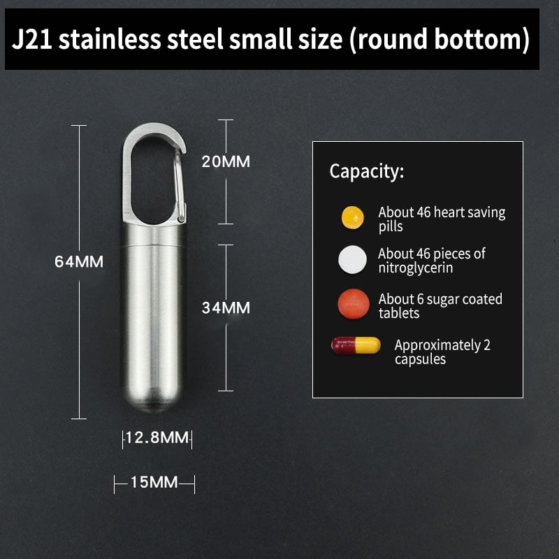 (🔥Last Day Promotion  - 49% off)2025-Moisture-proof and Waterproof Stainless Steel Sealed Storage Bottle
