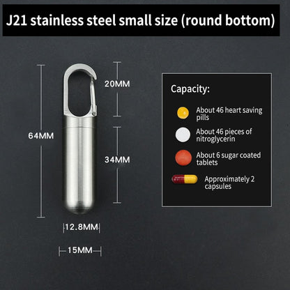 (🔥Last Day Promotion  - 49% off)2025-Moisture-proof and Waterproof Stainless Steel Sealed Storage Bottle